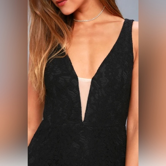 LULUS Everly Black Lace Maxi Dress Size XS - Picture 11 of 11